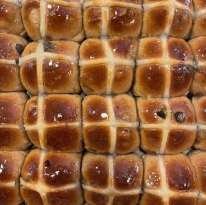 Hot cross buns from Everyday Bakery